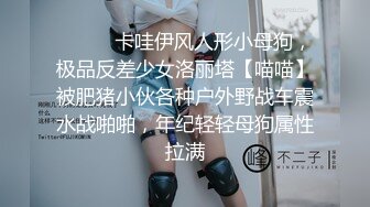 ⚫️⚫️卡哇伊风人形小母狗，极品反差少女洛丽塔【喵喵】被肥猪小伙各种户外野战车震水战啪啪，年纪轻轻母狗属性拉满