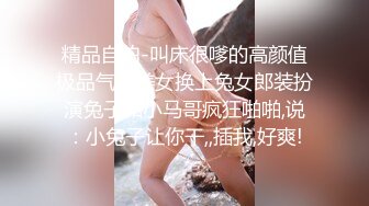 精品自拍-叫床很嗲的高颜值极品气质美女换上兔女郎装扮演兔子和小马哥疯狂啪啪,说：小兔子让你干,,插我,好爽!