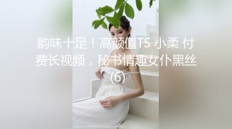 韵味十足！高颜值TS 小柔 付费长视频，秘书情趣女仆黑丝 (6)