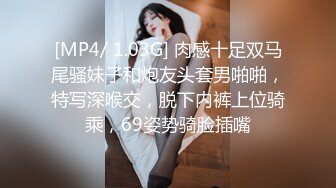 [MP4/ 1.03G] 肉感十足双马尾骚妹子和炮友头套男啪啪，特写深喉交，脱下内裤上位骑乘，69姿势骑脸插嘴