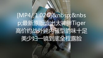 [MP4/ 1.02G]&nbsp;&nbsp;最新原版流出大神胖Tiger高价约战外纯内骚型韵味十足美少妇一镜到底全程露脸